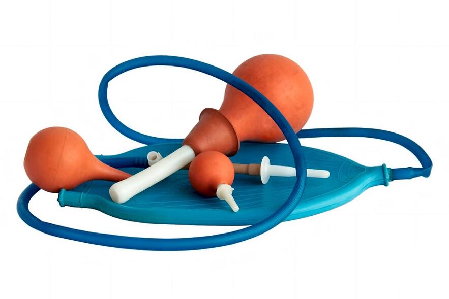 lewatywa w celu usunięcia pasożytów z organizmu